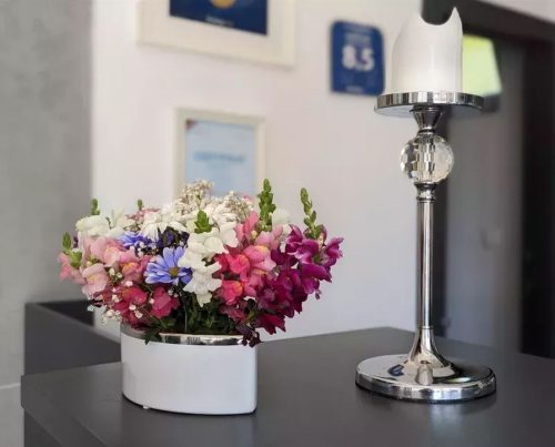 Recepcja Hotelu Amber w Raszynie